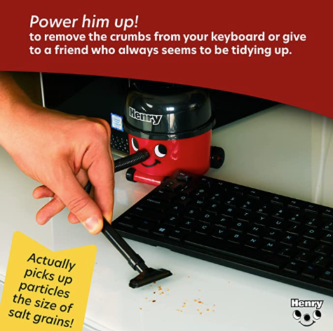 henry hoover cute desktop vacuum